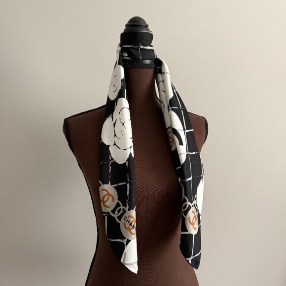 New Chanel Silk Scarf - Picture 16 of 16